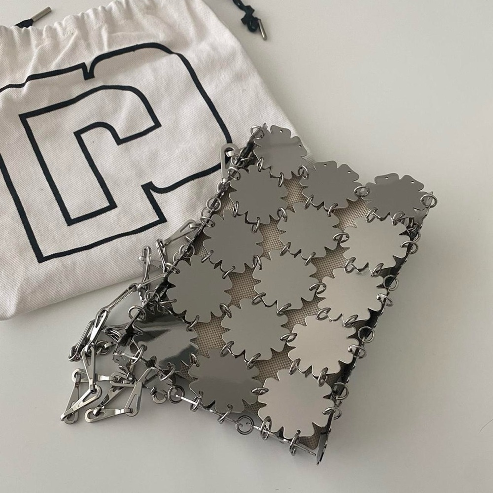 Authentic Paco Rabanne Metallic Bag